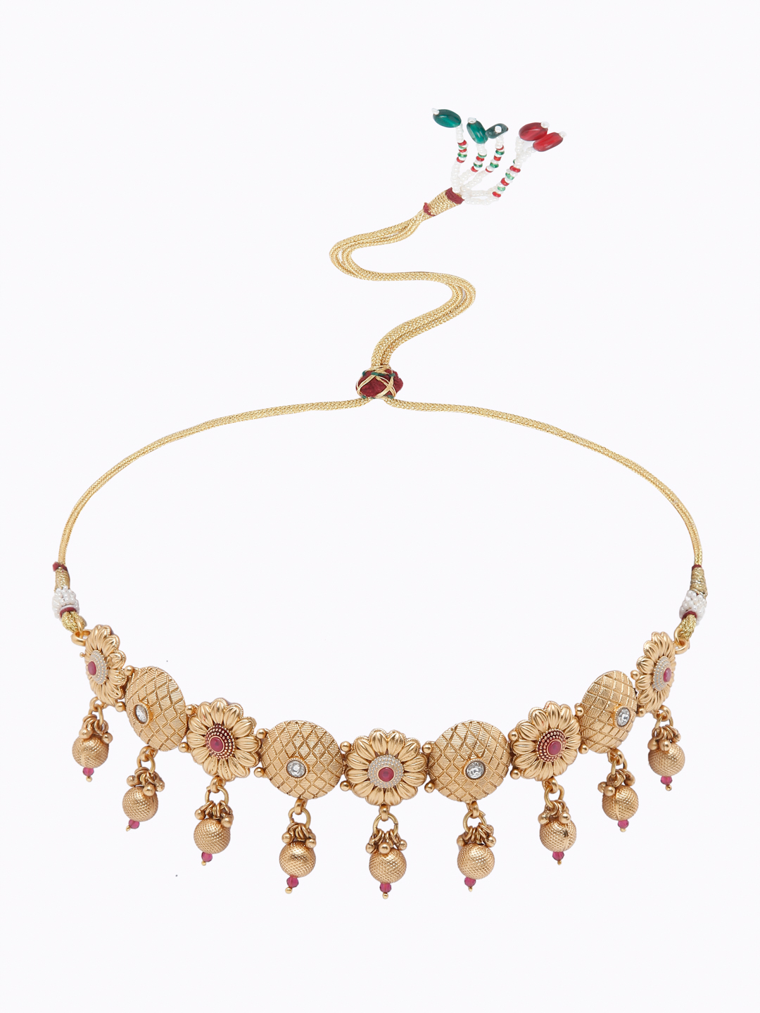 YouBella Jewellery Celebrity Inspired Gold Plated Necklace Jewellery Set for Girls and Women
